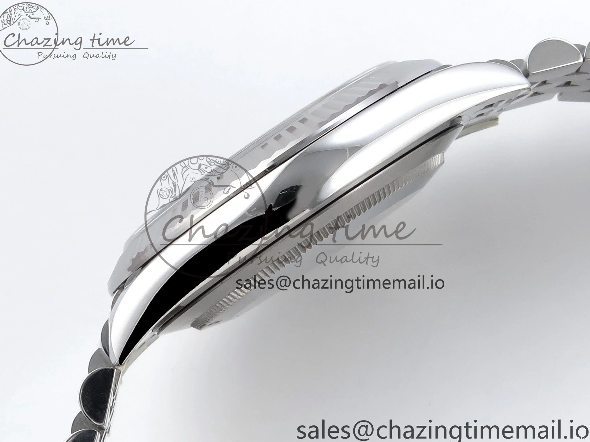 MiroTime 1230 Datejust 126334 41mm SS Clean 1:1 Best Edition White Pearl Moissanite Dial on SS Jubilee Bracelet VR Modern 898